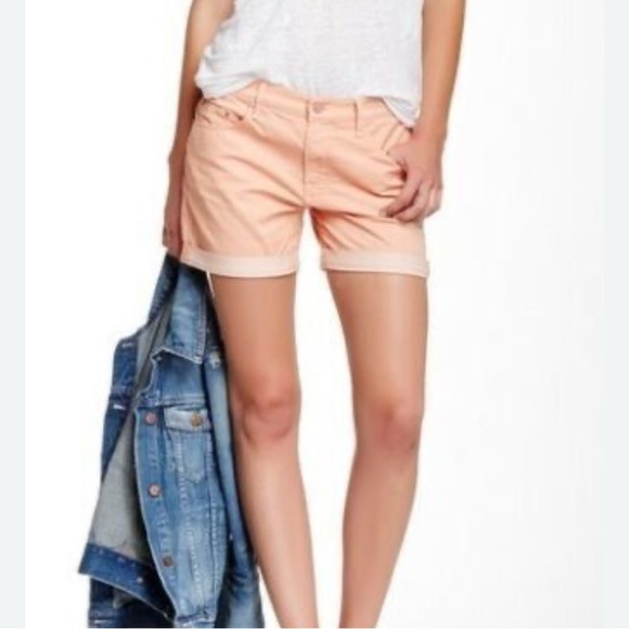 MOTHER MOTHERWomen's Blush Pink The Skinny Not Skinny Shorts